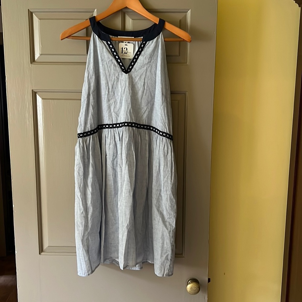 Blue Sundress by THML. Size medium, never worn.